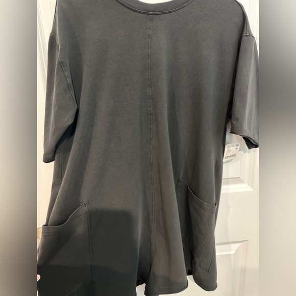 NWT- Free People Hot Shot Tee Romper in Black Size Small - Picture 12 of 12